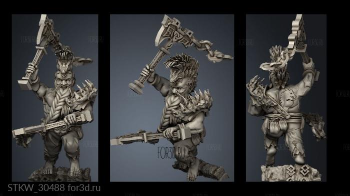 Dragon Dwarf Seekers Seeker stl model for CNC