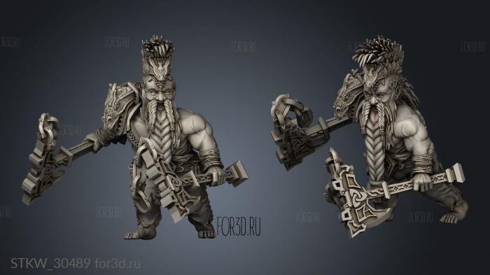 Dragon Dwarf Seekers Seeker stl model for CNC