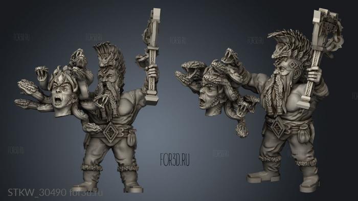 Dragon Dwarf Seekers Seeker stl model for CNC