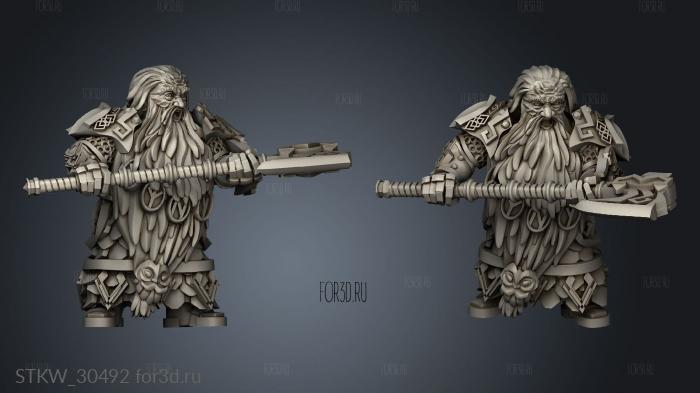 Gray Beards Dwarven Holds Greybeard stl model for CNC