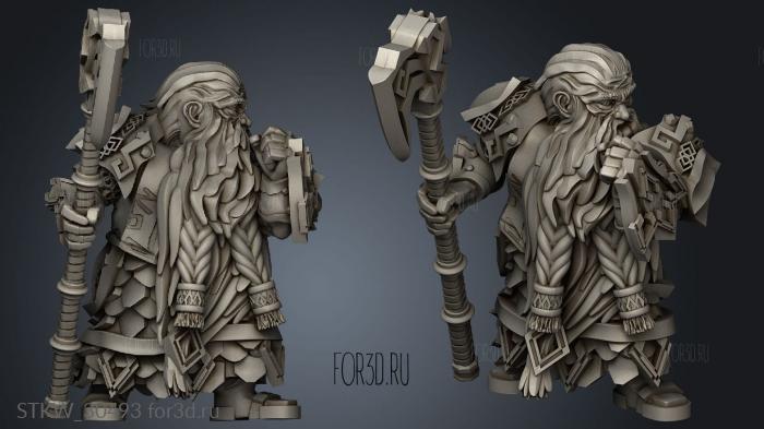 Gray Beards Dwarven Holds Greybeard stl model for CNC