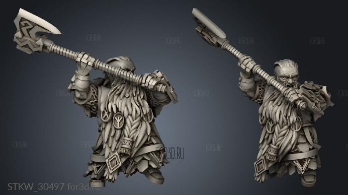 Gray Beards Dwarven Holds Greybeard stl model for CNC