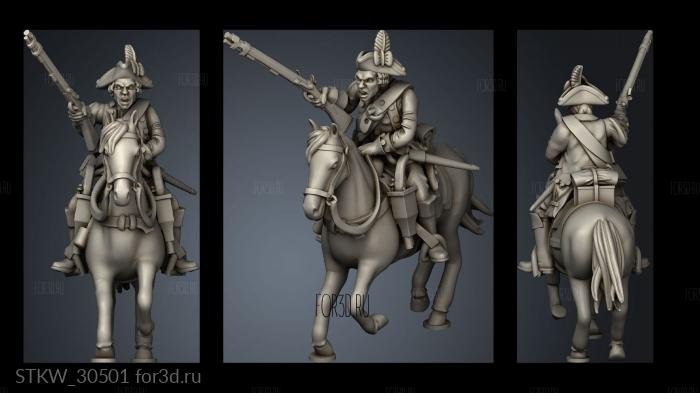 Dragoons carabine stl model for CNC