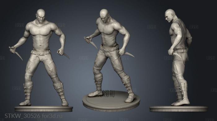 Drax stl model for CNC