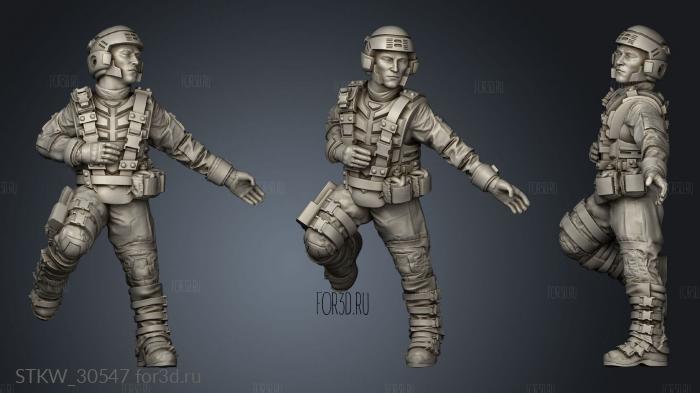 DEAD SPACEBORNE INFANTRY stl model for CNC