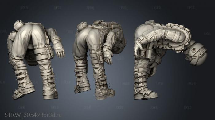 DEAD SPACEBORNE INFANTRY stl model for CNC