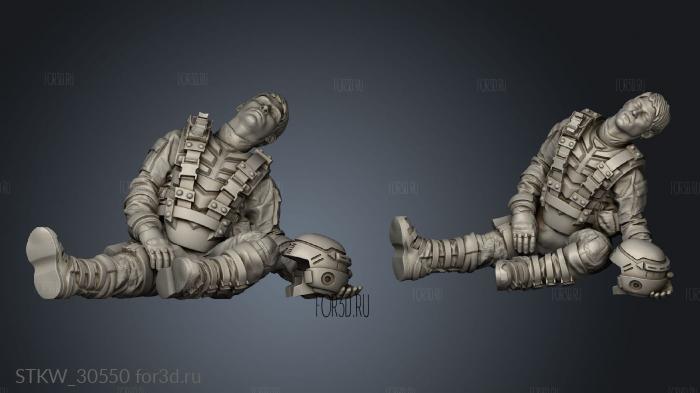 DEAD SPACEBORNE INFANTRY stl model for CNC