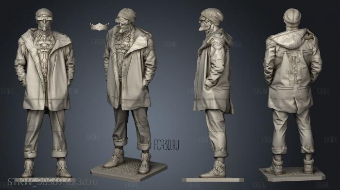 Drug Dealer Character and stl model for CNC