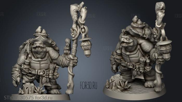 Druid turtle stl model for CNC