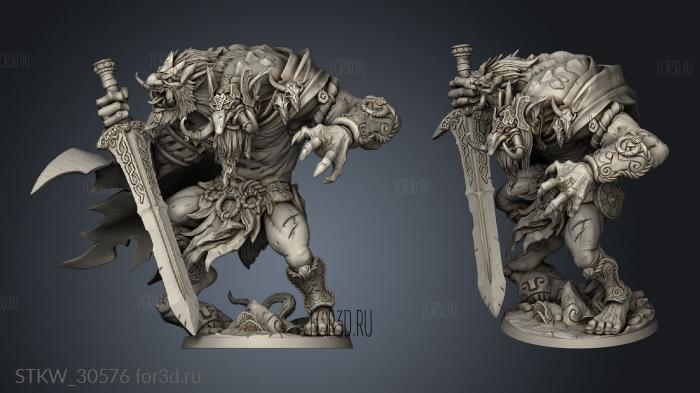 Drungvandel the Troll King stl model for CNC