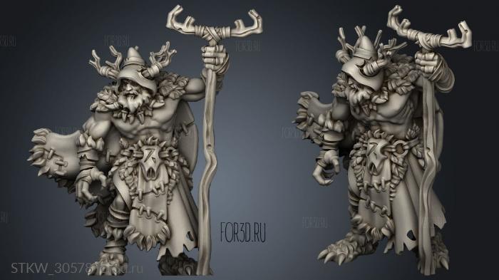 Dark Forest DF Druid stl model for CNC