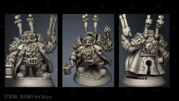 Steamcity guard Commander Grammar stl model for CNC