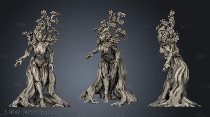 Dryad stl model for CNC