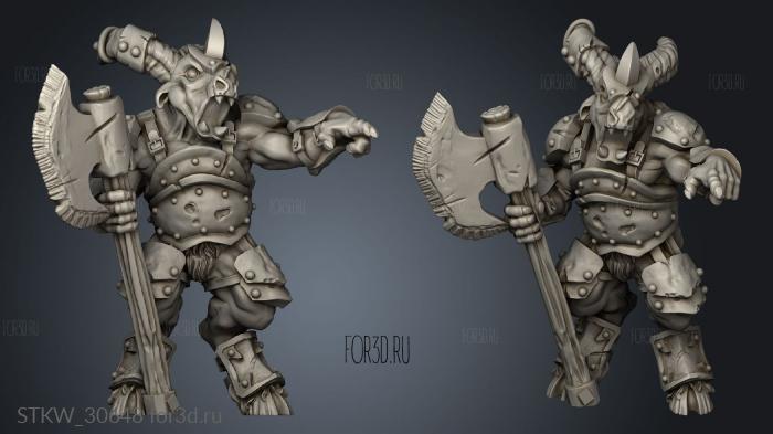 Shadow beastmen 3d stl модель для ЧПУ