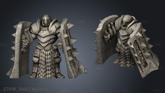 Shadow Fire Giant Dreadnought stl model for CNC