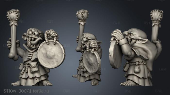 Shadow Goblin Command Gong 3d stl модель для ЧПУ