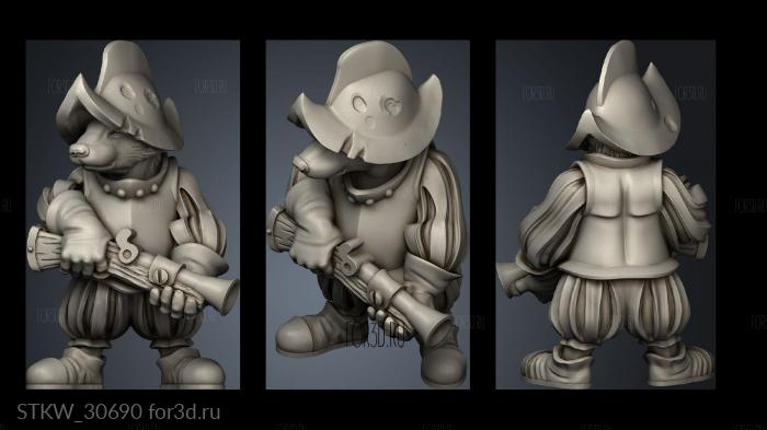 Shadow Luca Ranged Weapons Badgers Blunderbuss Badger 3d stl модель для ЧПУ