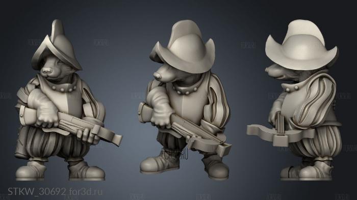 Shadow Luca Ranged Weapons Badgers Crossbow Badger 3d stl модель для ЧПУ