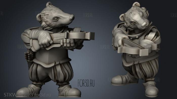 Shadow Luca Ranged Weapons Badgers Crossbow Badger 3d stl модель для ЧПУ