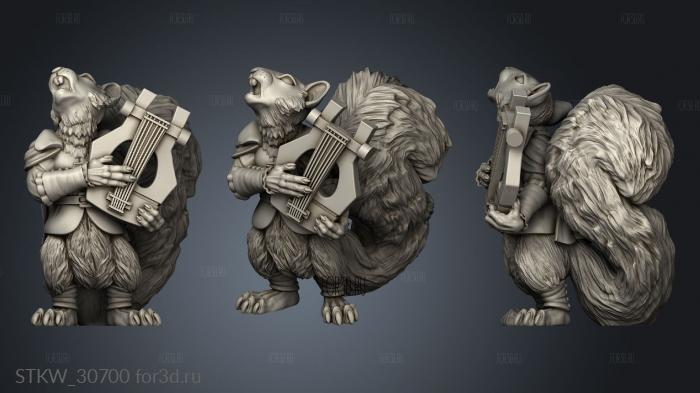 Shadow Nutkin Bard stl model for CNC