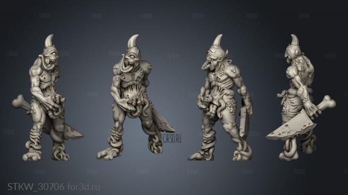 Shadow Plague Demons Swords 3d stl модель для ЧПУ