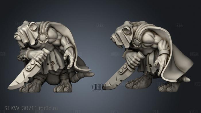 Shadow Rat Folk Gutter Runners 3d stl модель для ЧПУ