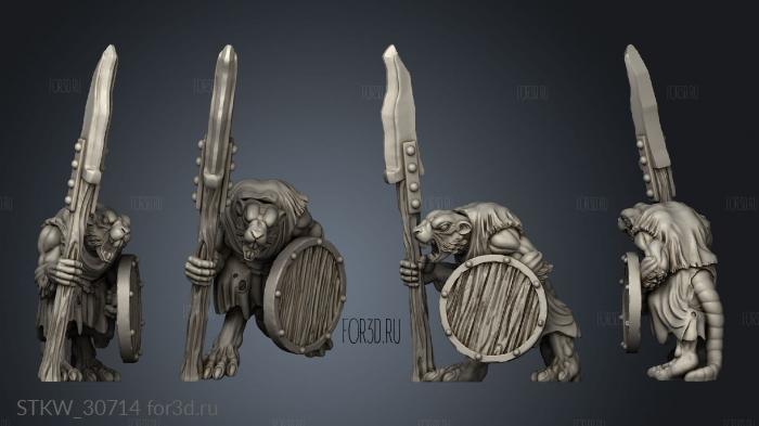 Shadow Rat folk Spears 3d stl модель для ЧПУ