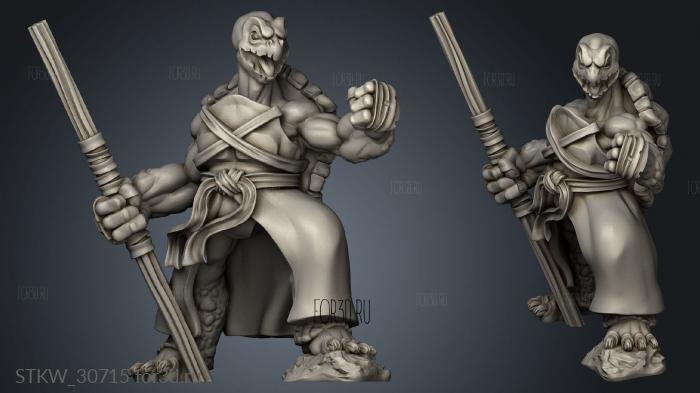 Shadow Tortol Monk stl model for CNC