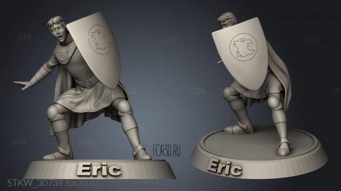 Dungeons and Dragons Erick stl model for CNC