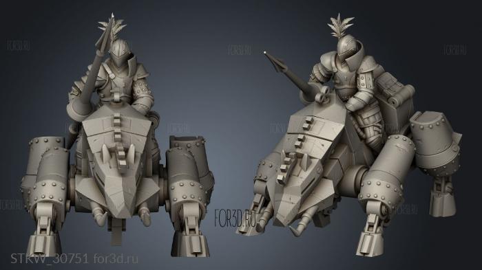 DV Heavy Cavalry stl model for CNC