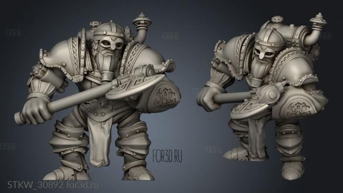 Dwarf Sor stl model for CNC