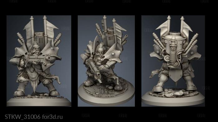 Dwarves Troops Chromium Crusher stl model for CNC