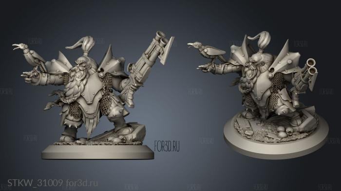 Dwarves Troops Chromium Crusher stl model for CNC