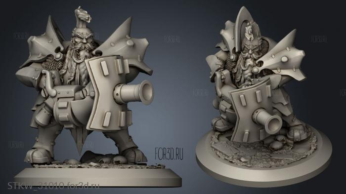 Dwarves Troops Chromium Crusher stl model for CNC