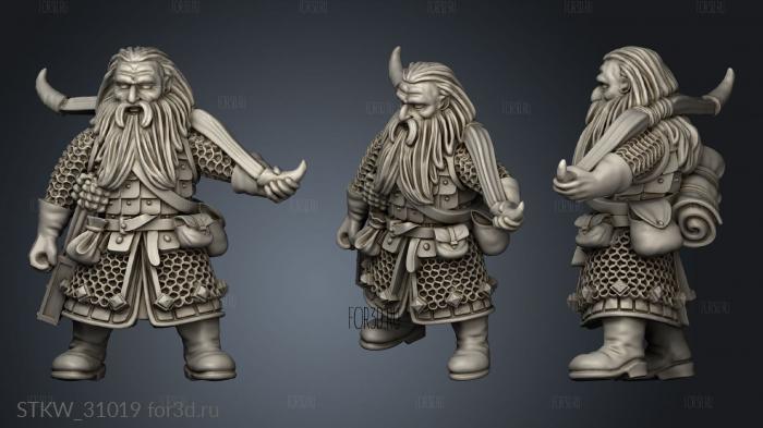 Dwarves Dwarf Brothers ivaldi stl model for CNC