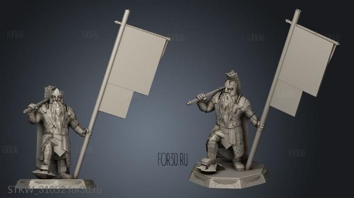 Dwarves lider stl model for CNC