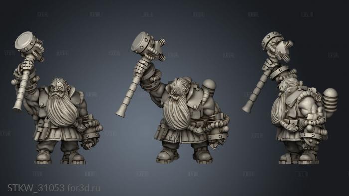 Dwarves Lord Gemalin stl model for CNC