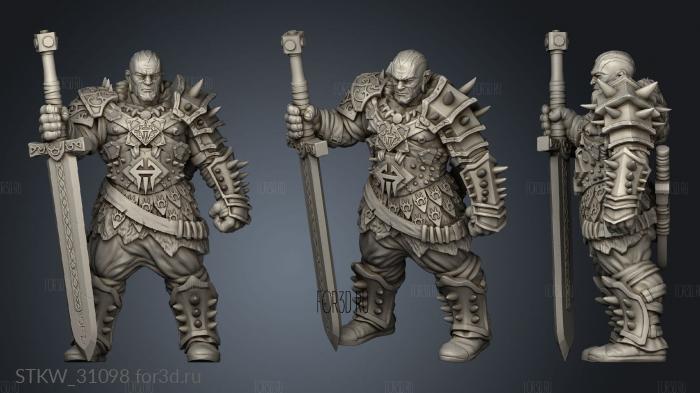 eacb eorgon goliath barbarian stl model for CNC