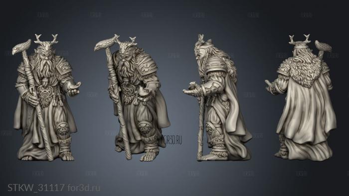 sitor firbolg druid 3d stl модель для ЧПУ