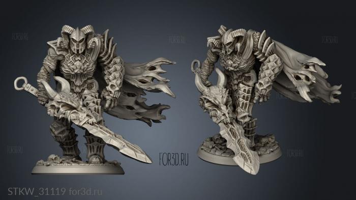 ECHOES CORRUPTION Boss Cursed Dragon Knight stl model for CNC