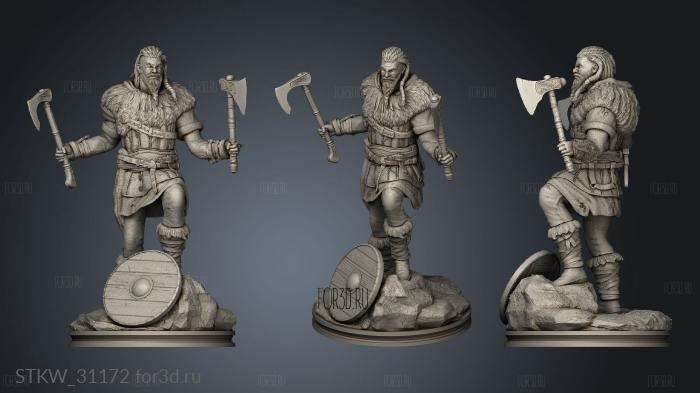 Eivor Assassins Creed Valhalla stl model for CNC