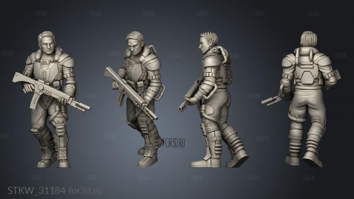 male agent stl model for CNC