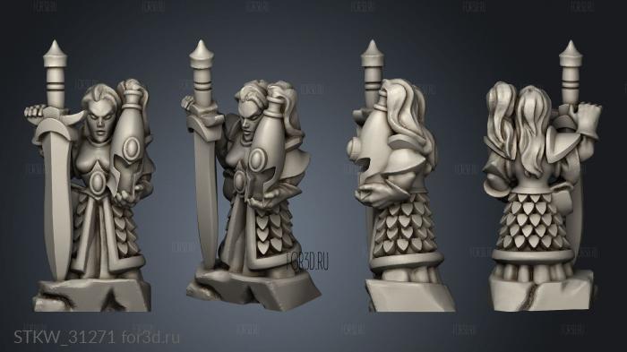 elf spears champion stl model for CNC