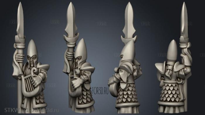 elf spears musician stl model for CNC