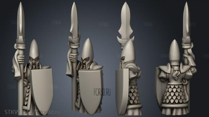 elf spears stl model for CNC