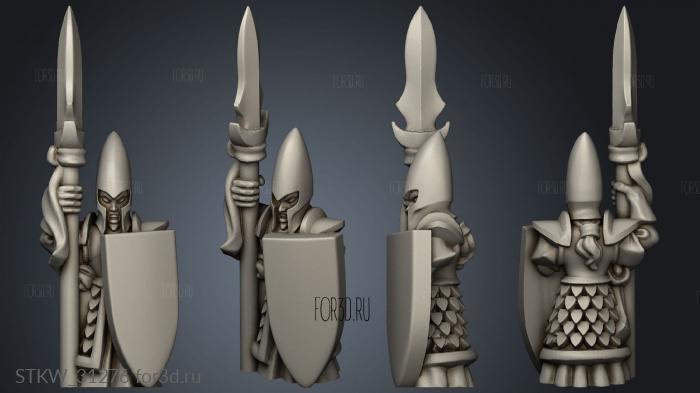 elf spears stl model for CNC