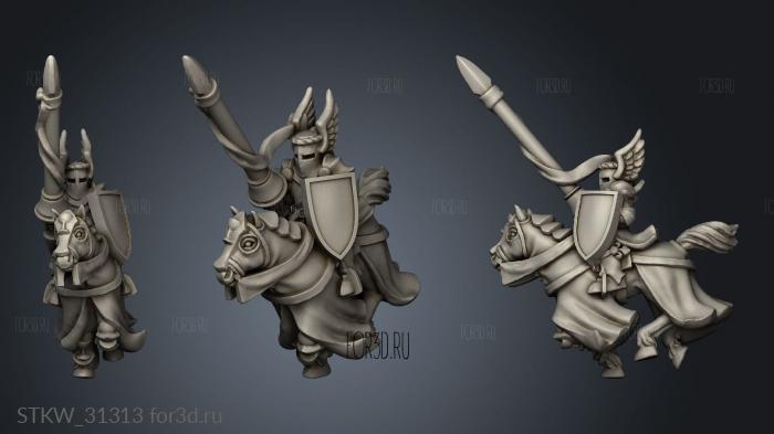 elite knight stl model for CNC