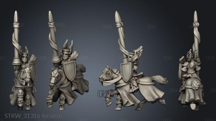 elite knight stl model for CNC