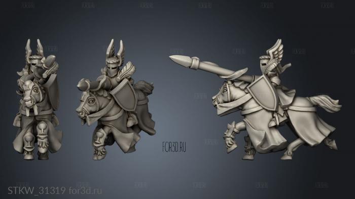 elite knight stl model for CNC