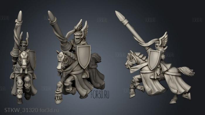 elite knight stl model for CNC